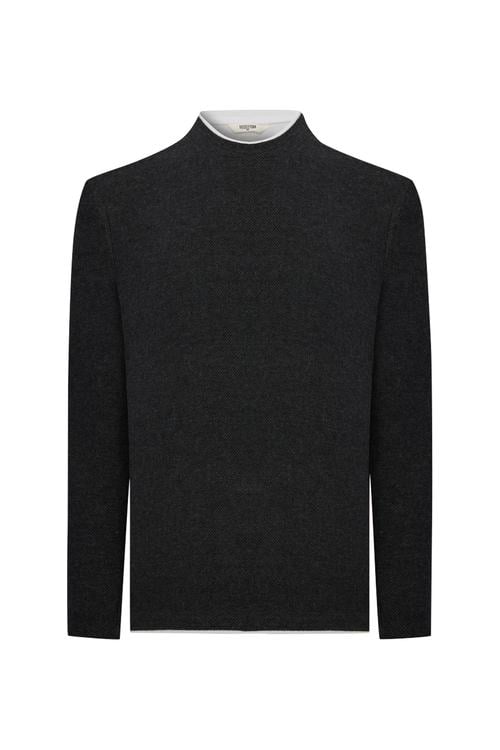  PAMUK KARIŞIMLI BİSİKLET YAKA SWEATSHIRT