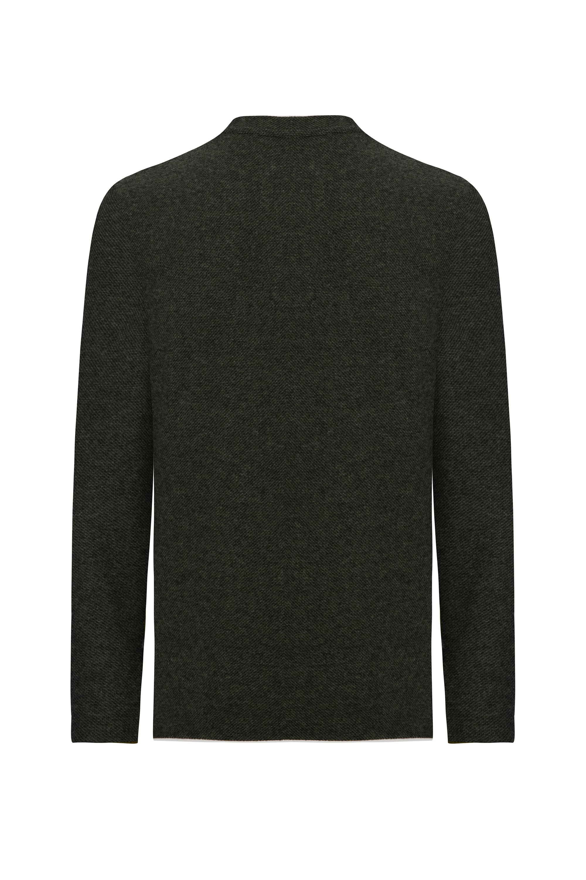 PAMUK KARIŞIMLI BİSİKLET YAKA SWEATSHIRT