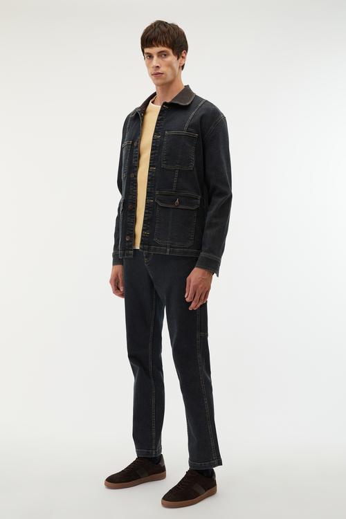  ÇOK CEPLİ JEAN CEKET