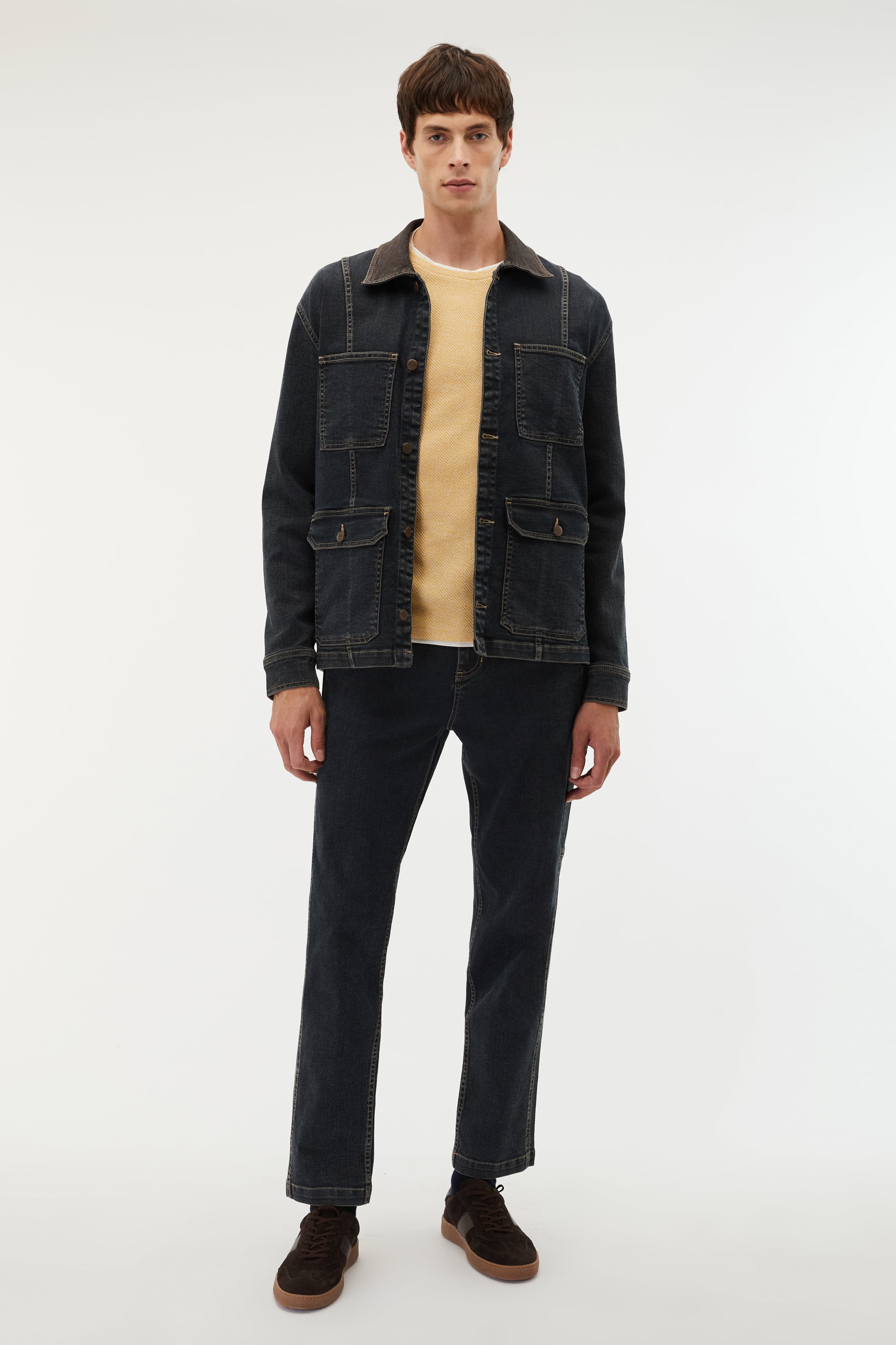 ÇOK CEPLİ JEAN CEKET