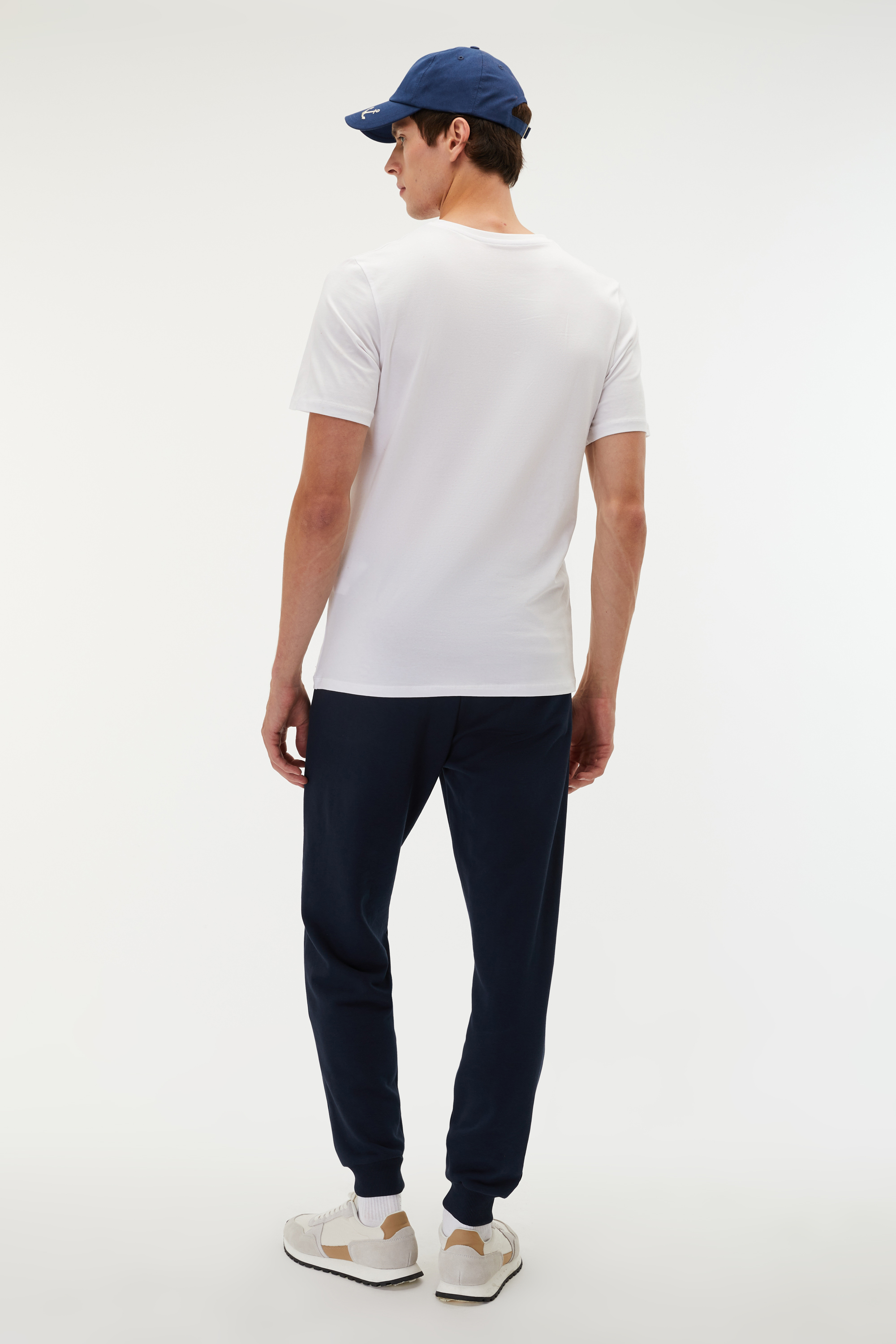 BİSİKLET YAKA BASKILI T-SHIRT