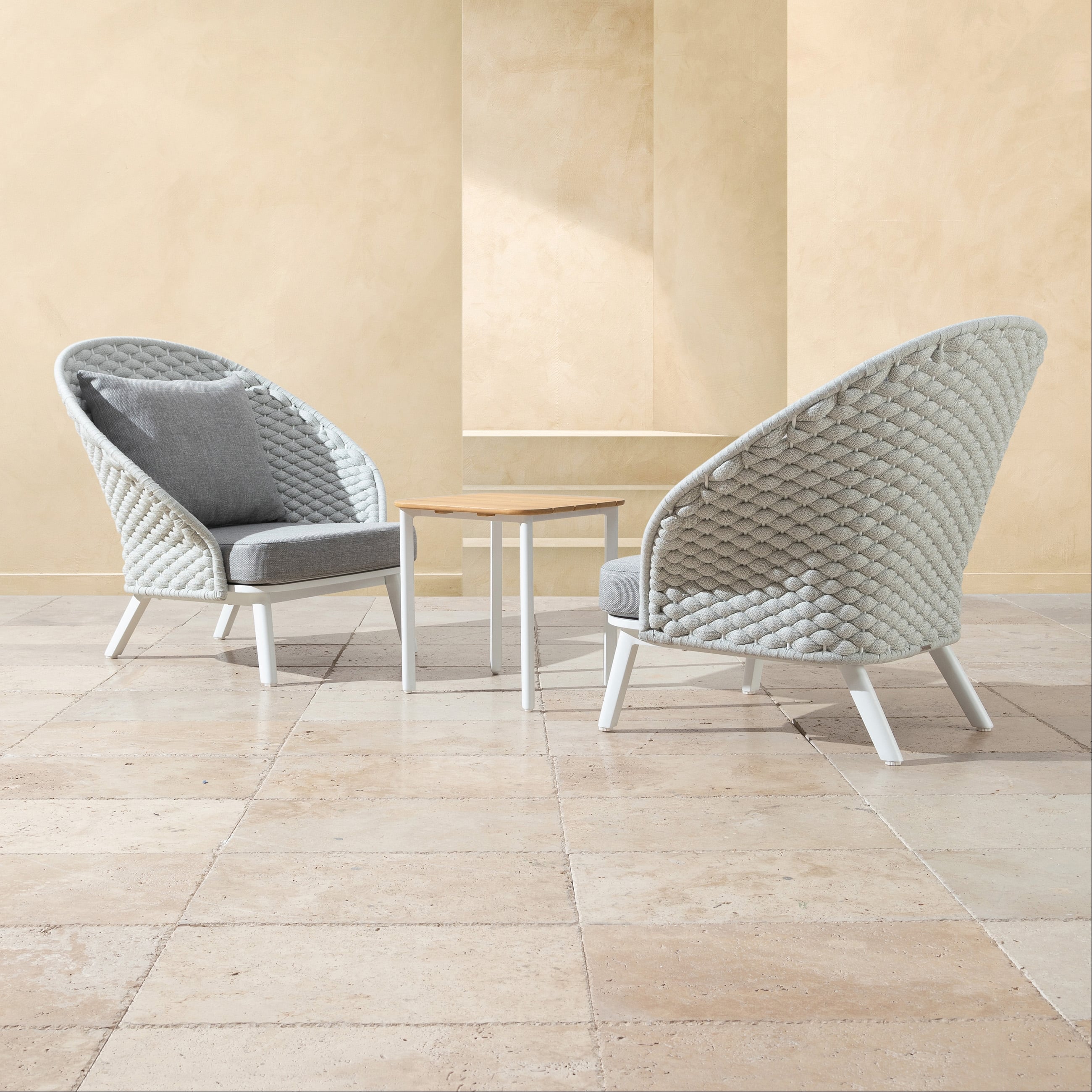 MALOW BISTRO SET GRİ