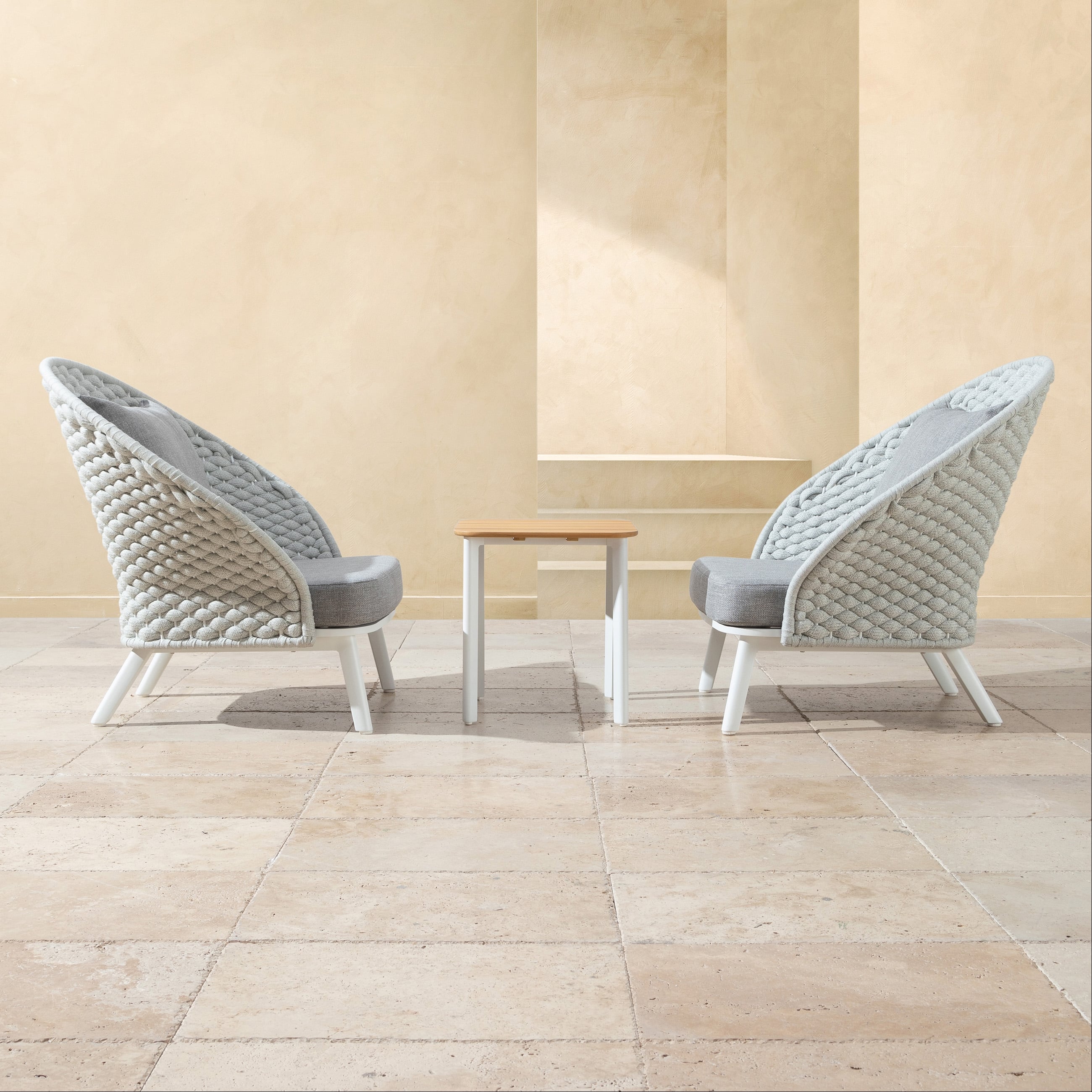 MALOW BISTRO SET GRİ