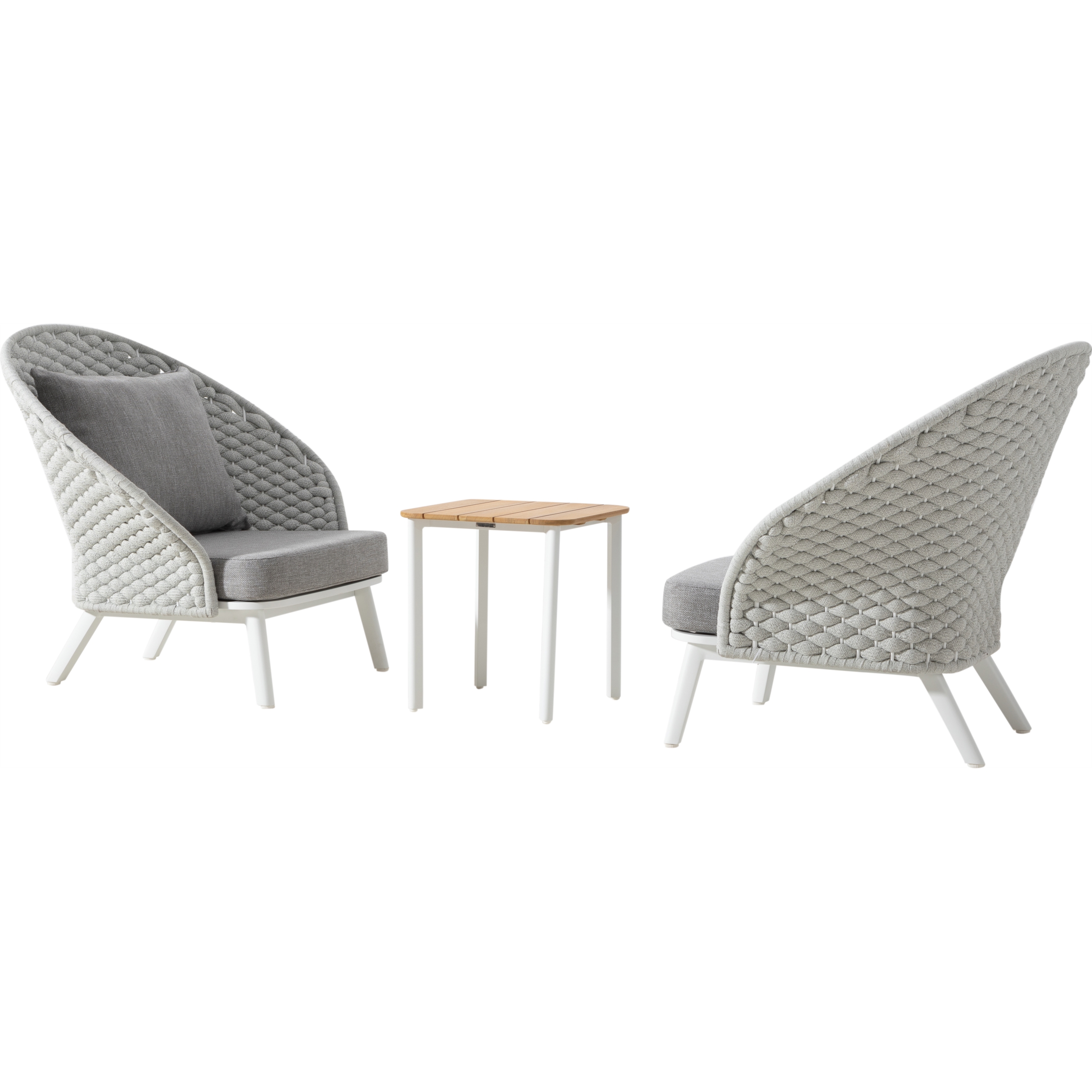 MALOW BISTRO SET GRİ