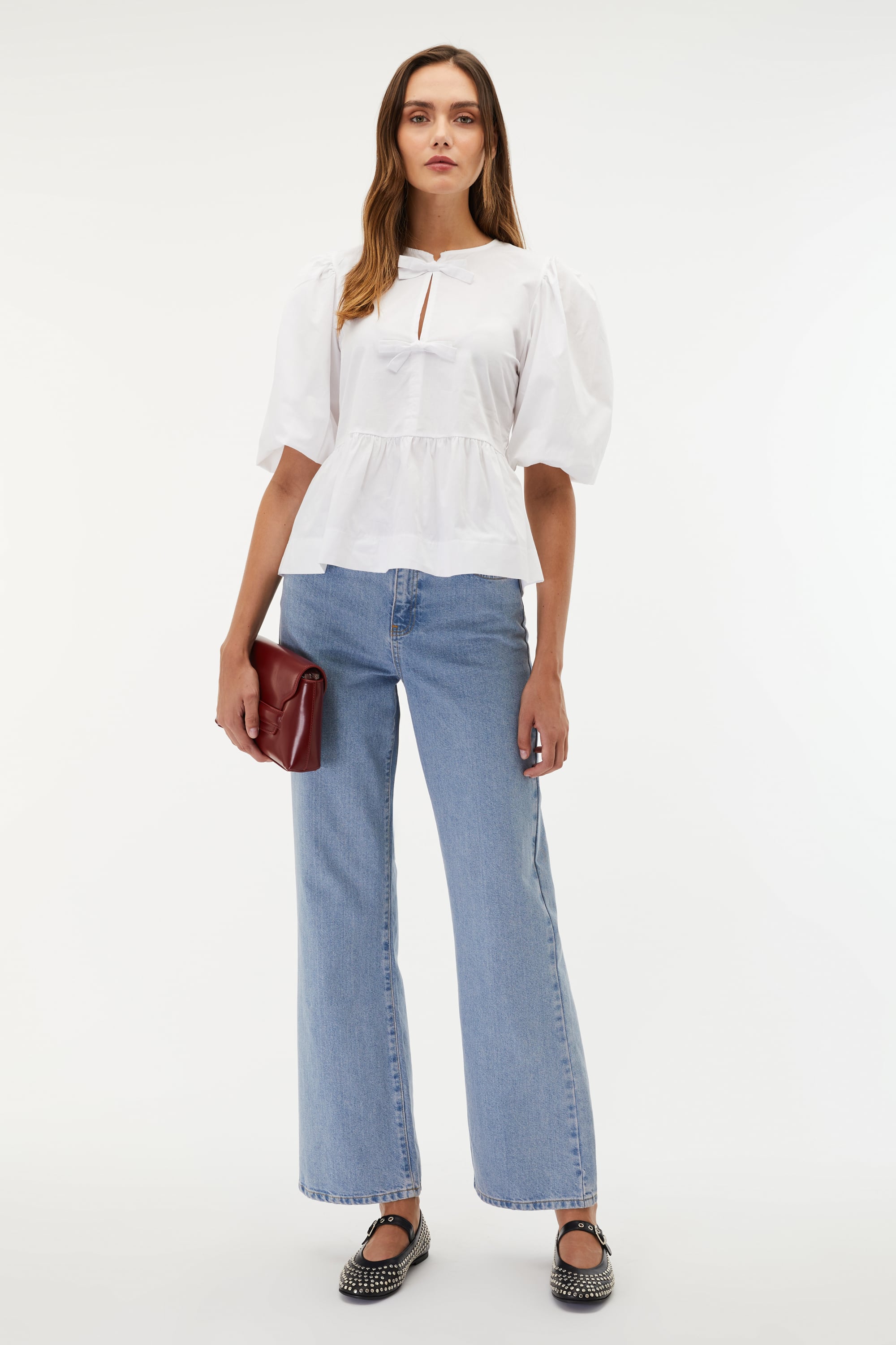 FIRFIRLI BAĞLAMALI BLUZ