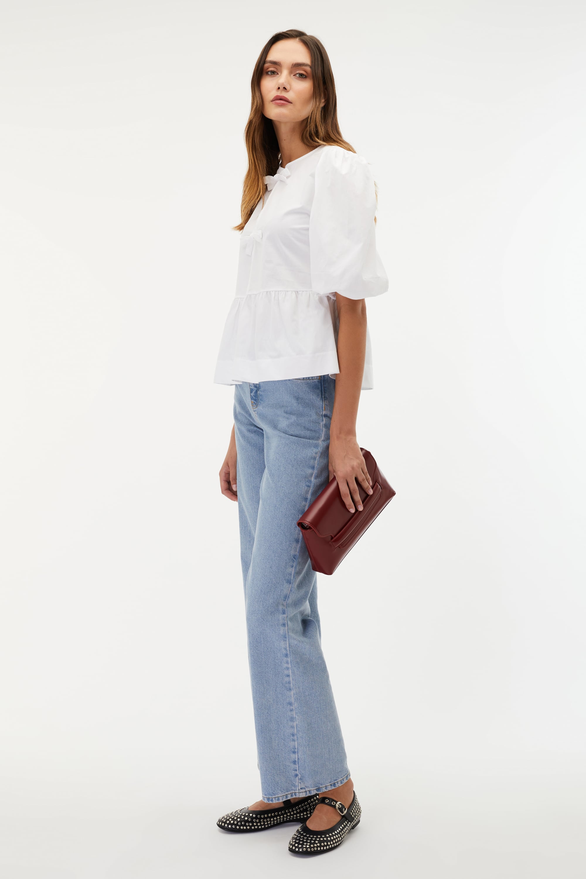 FIRFIRLI BAĞLAMALI BLUZ