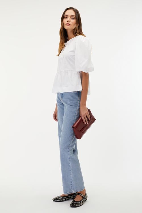 FIRFIRLI BAĞLAMALI BLUZ