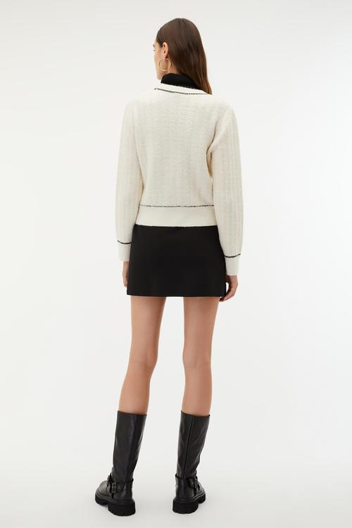  ÇİZGİ DETAYLI HIRKA