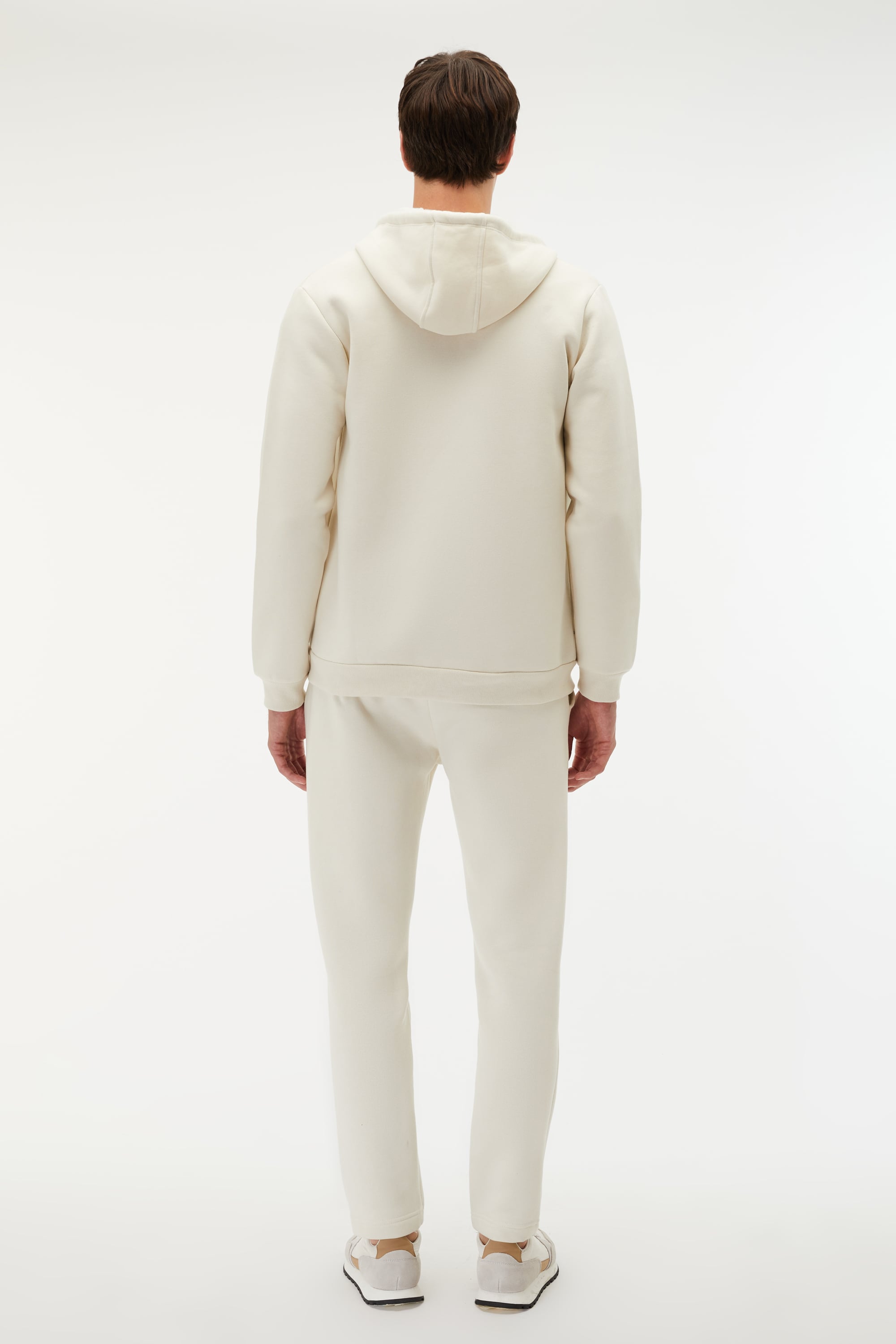 KAPÜŞONLU FERMUARLI OVERSIZE SWEATSHIRT