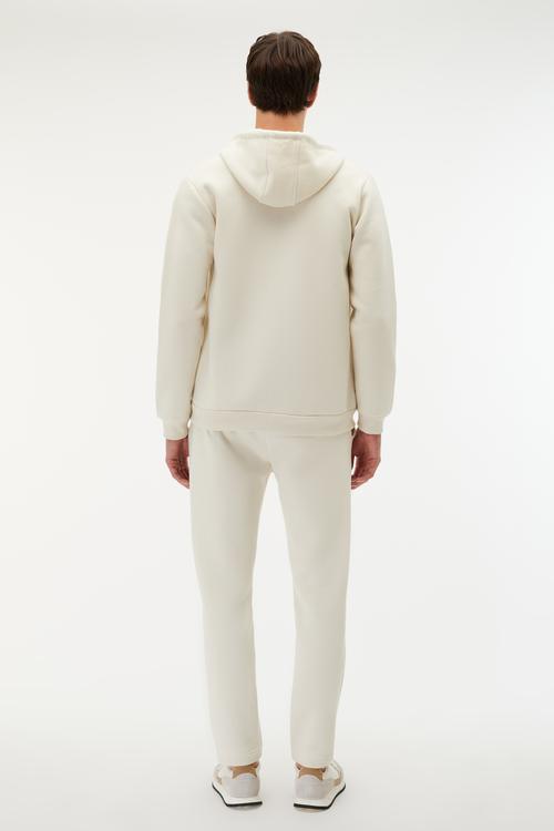  KAPÜŞONLU FERMUARLI OVERSIZE SWEATSHIRT