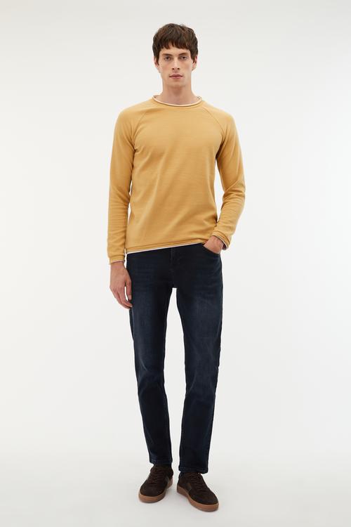  PAMUKLU BİSİKLET YAKA SWEATSHIRT