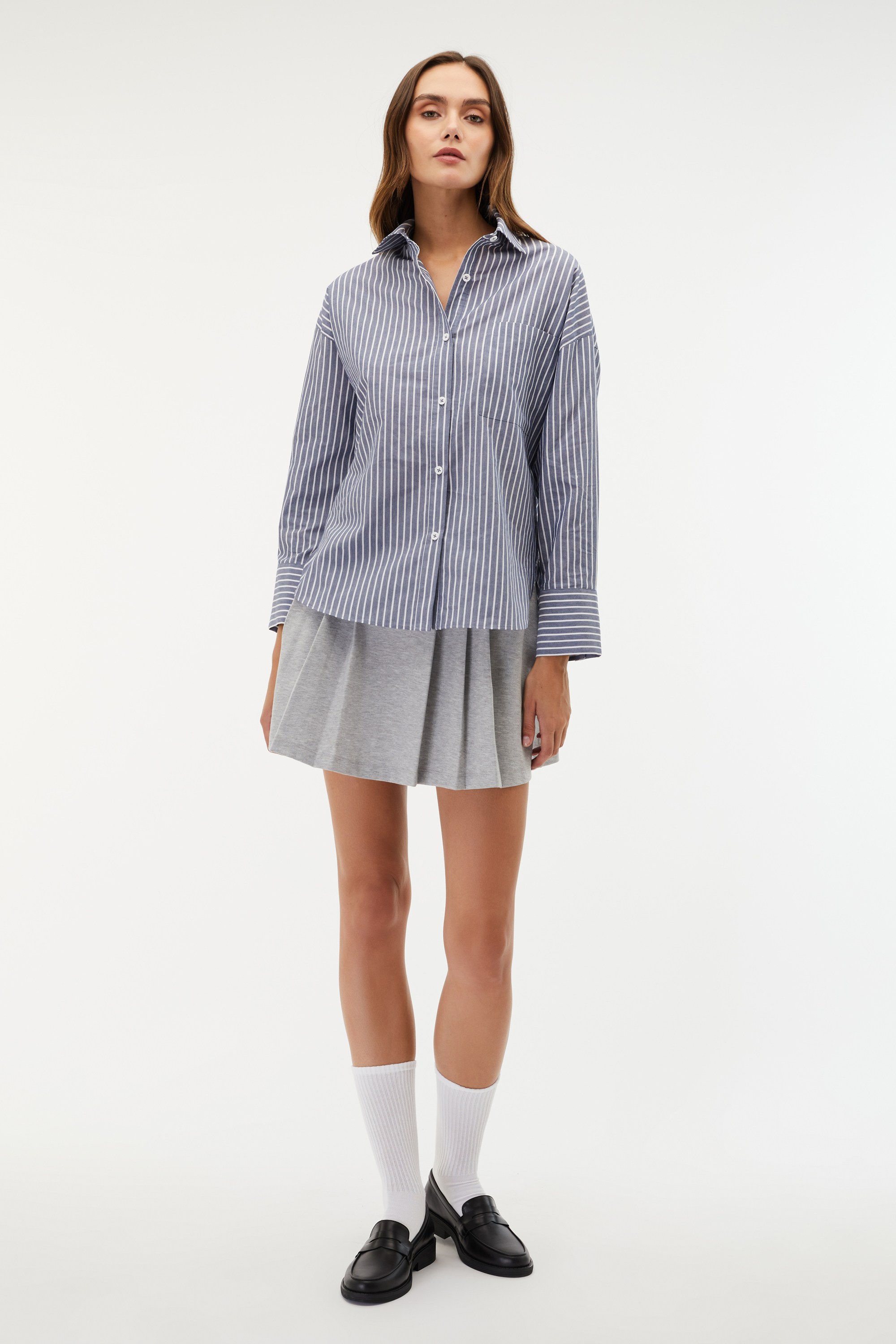 ÇİZGİLİ REGULAR FIT UZUN KOLLU GÖMLEK