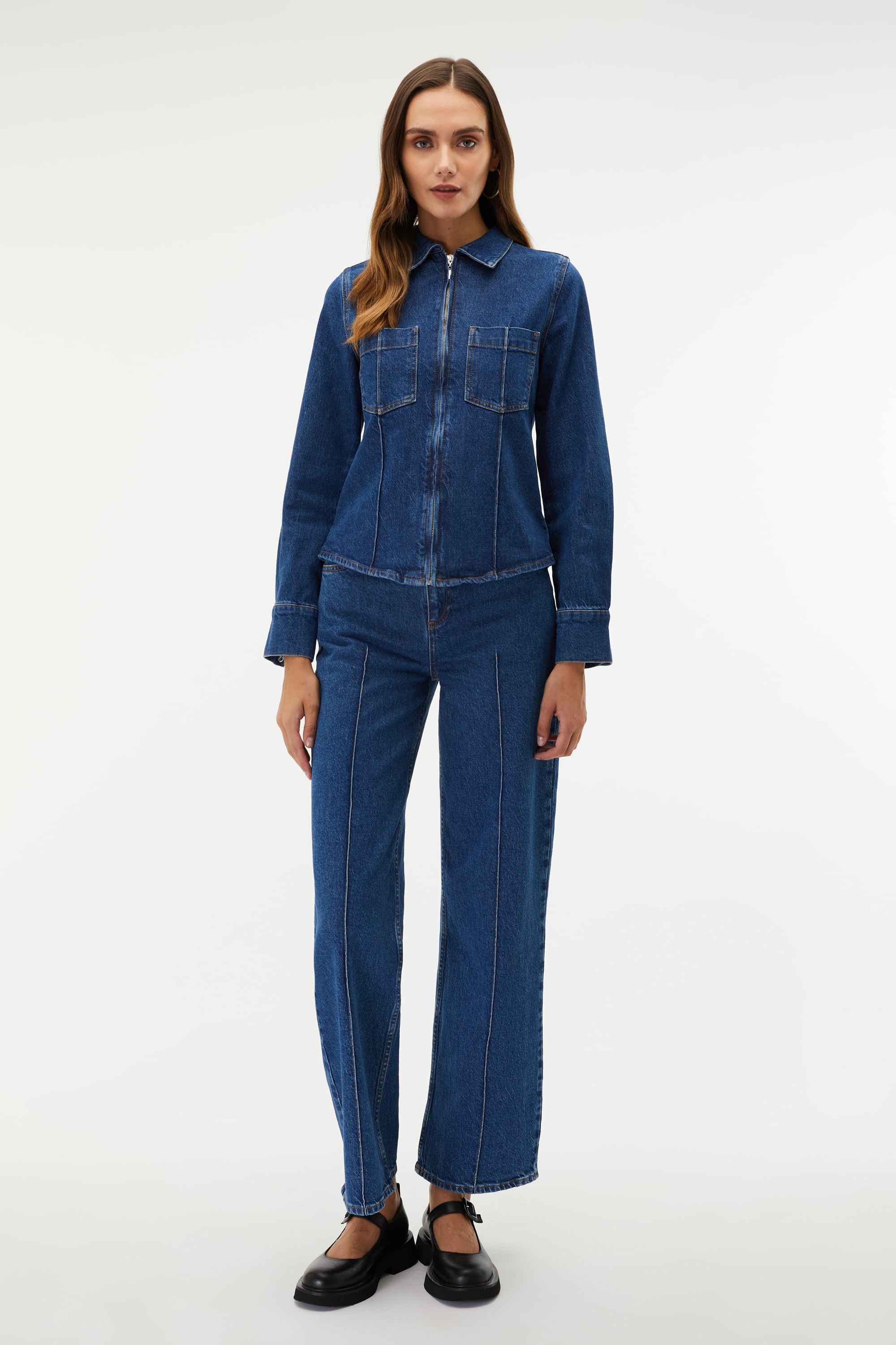 WIDE LEG JEAN PANTOLON