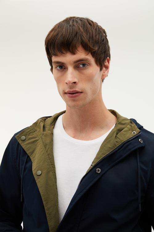  ÇİFT RENKLİ KAPÜŞONLU YAĞMURLUK