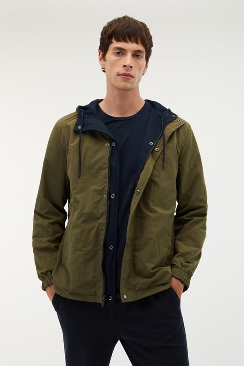  ÇİFT RENKLİ KAPÜŞONLU YAĞMURLUK