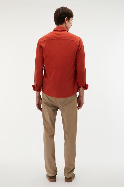  REGULAR FIT ARMÜRLÜ UZUN KOLLU GÖMLEK