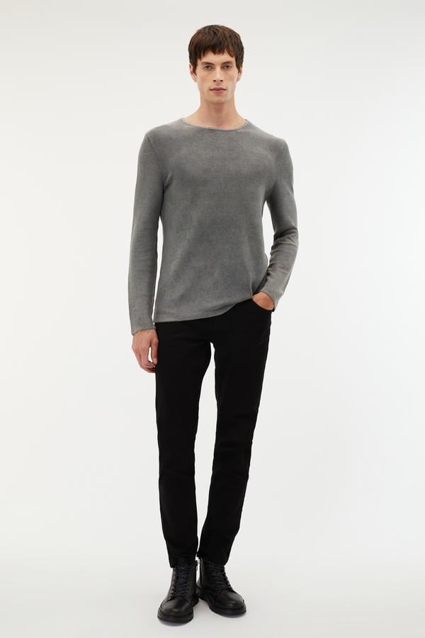 BİSİKLET YAKA REGULAR FIT KAZAK