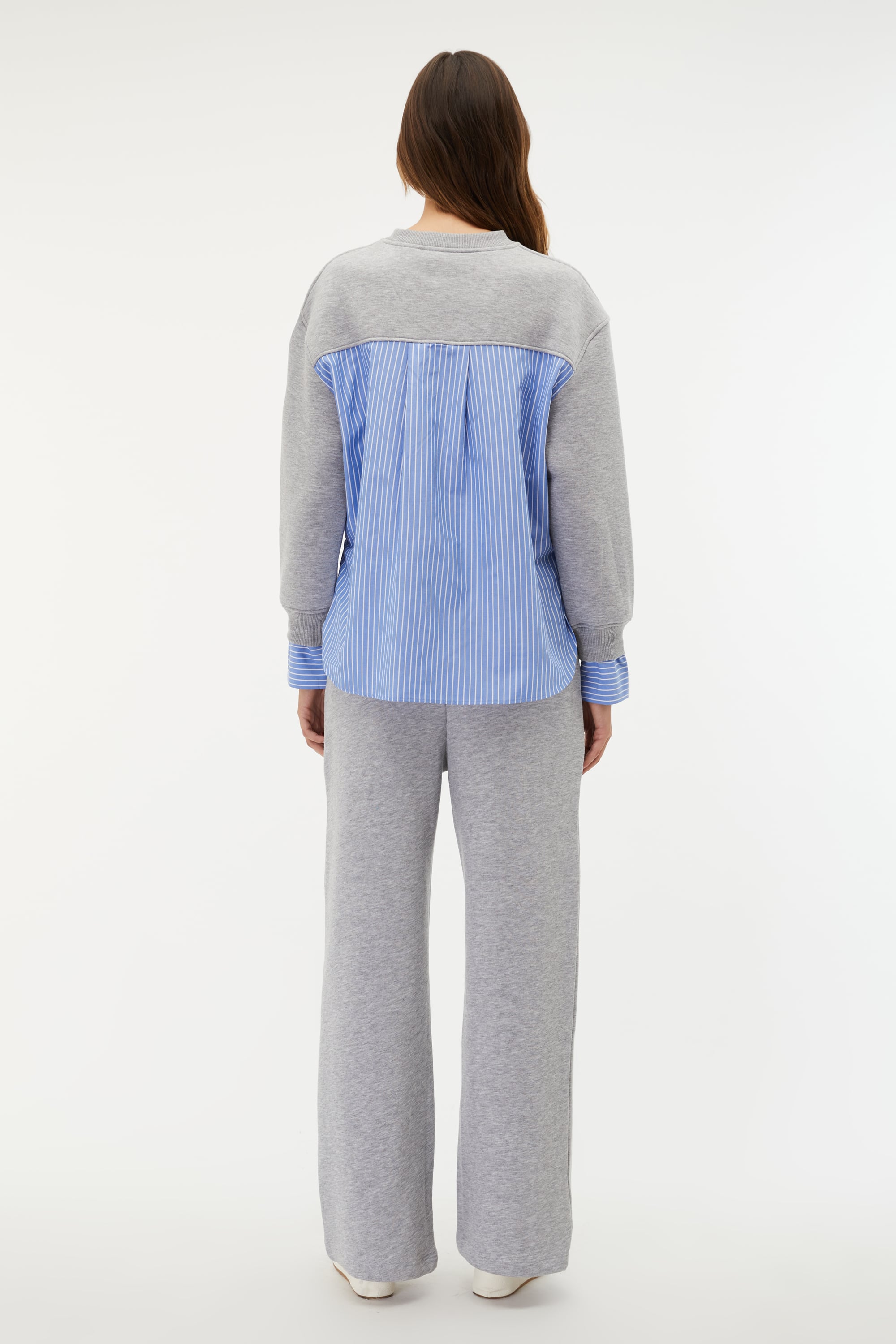 BELİ BAĞLAMALI WIDE LEG EŞOFMAN ALTI