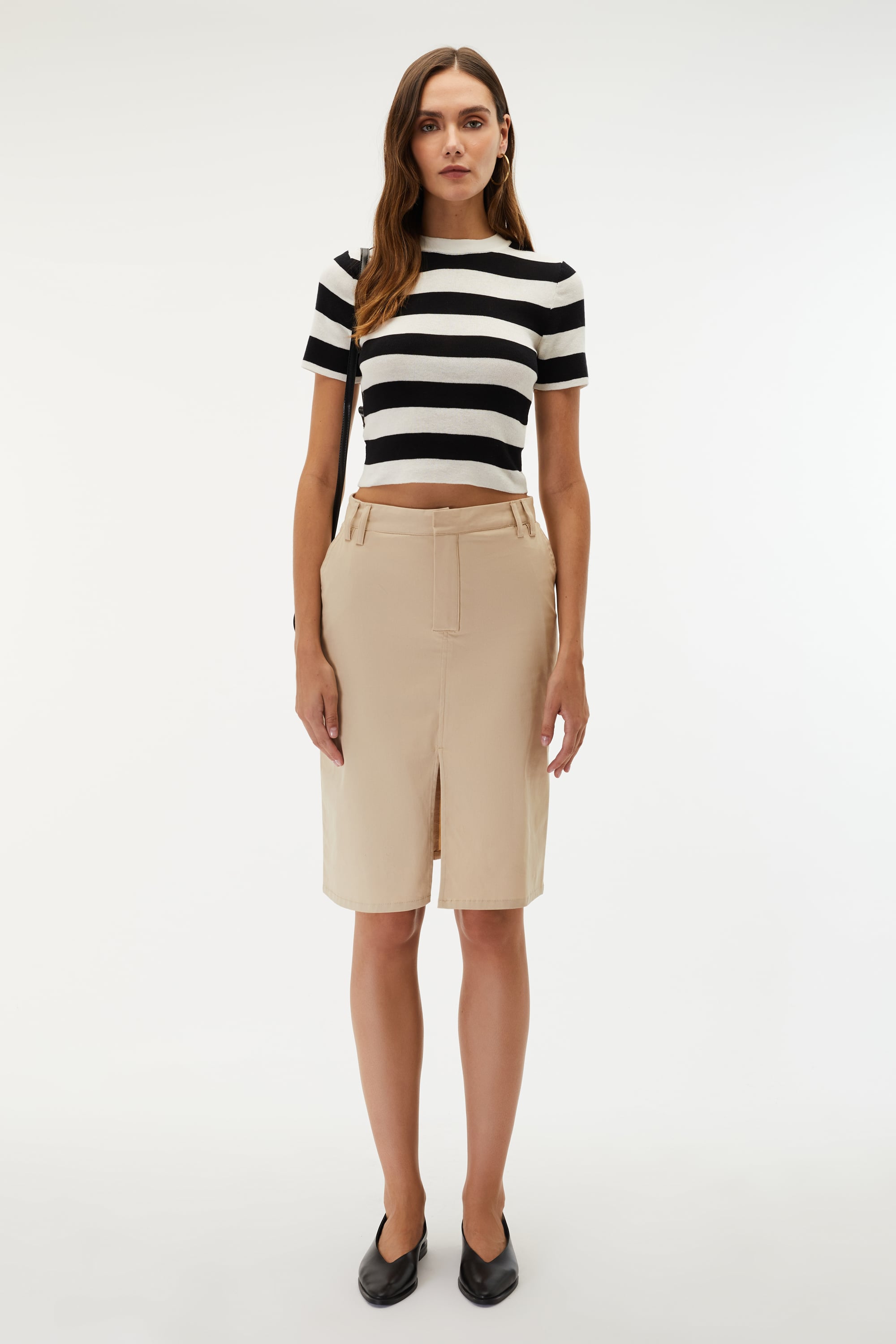 ÖNÜ YIRTMAÇLI MİDİ KALEM ETEK