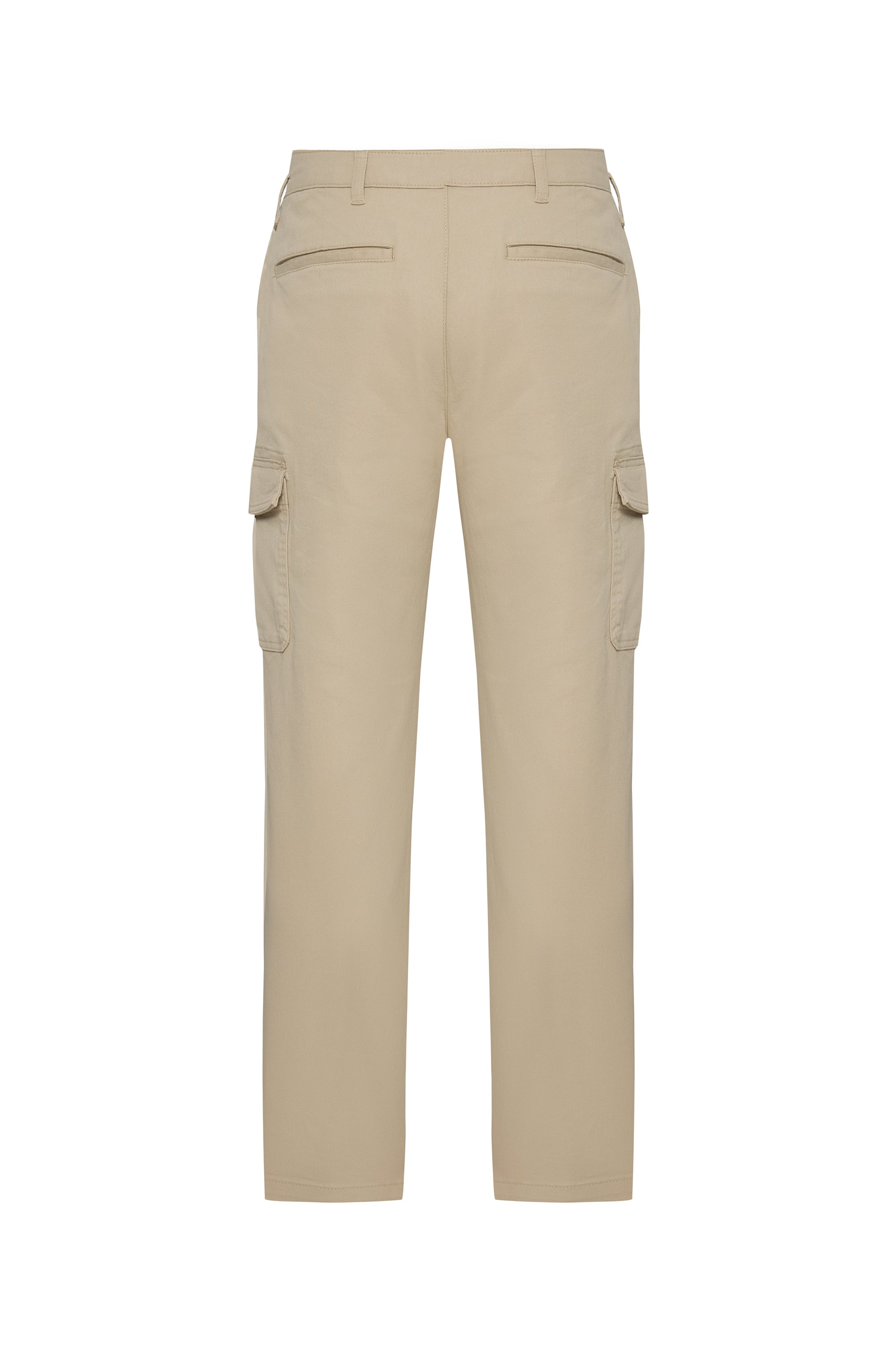 PAMUK KARIŞIMLI STRAIGHT FIT KARGO PANTOLON