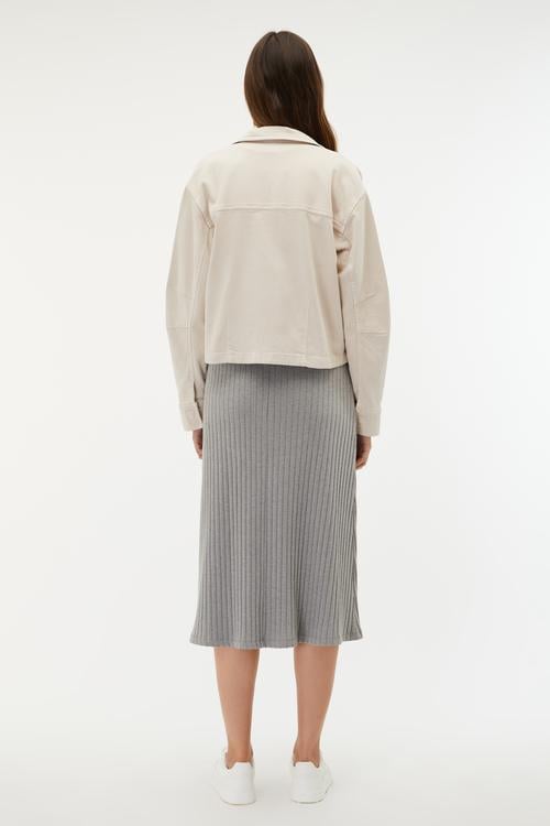  DİK YAKA ÇİFT CEPLİ CEKET