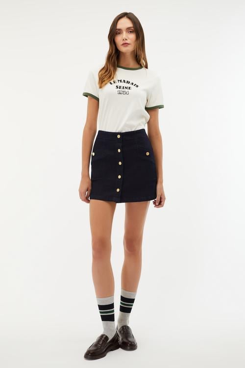  DÜĞMELİ MİNİ ETEK