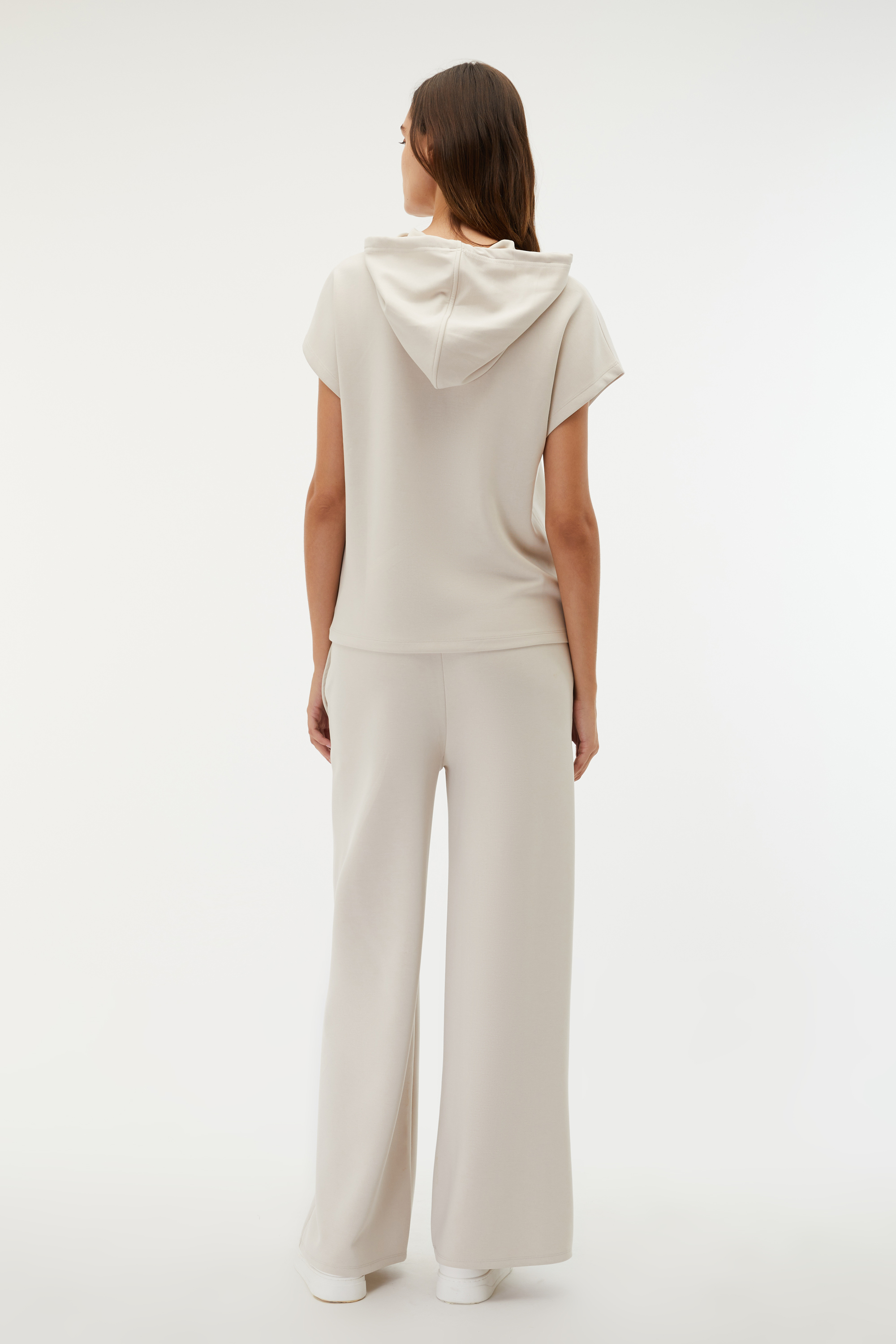 MODAL KARIŞIMLI WIDE LEG EŞOFMAN ALTI