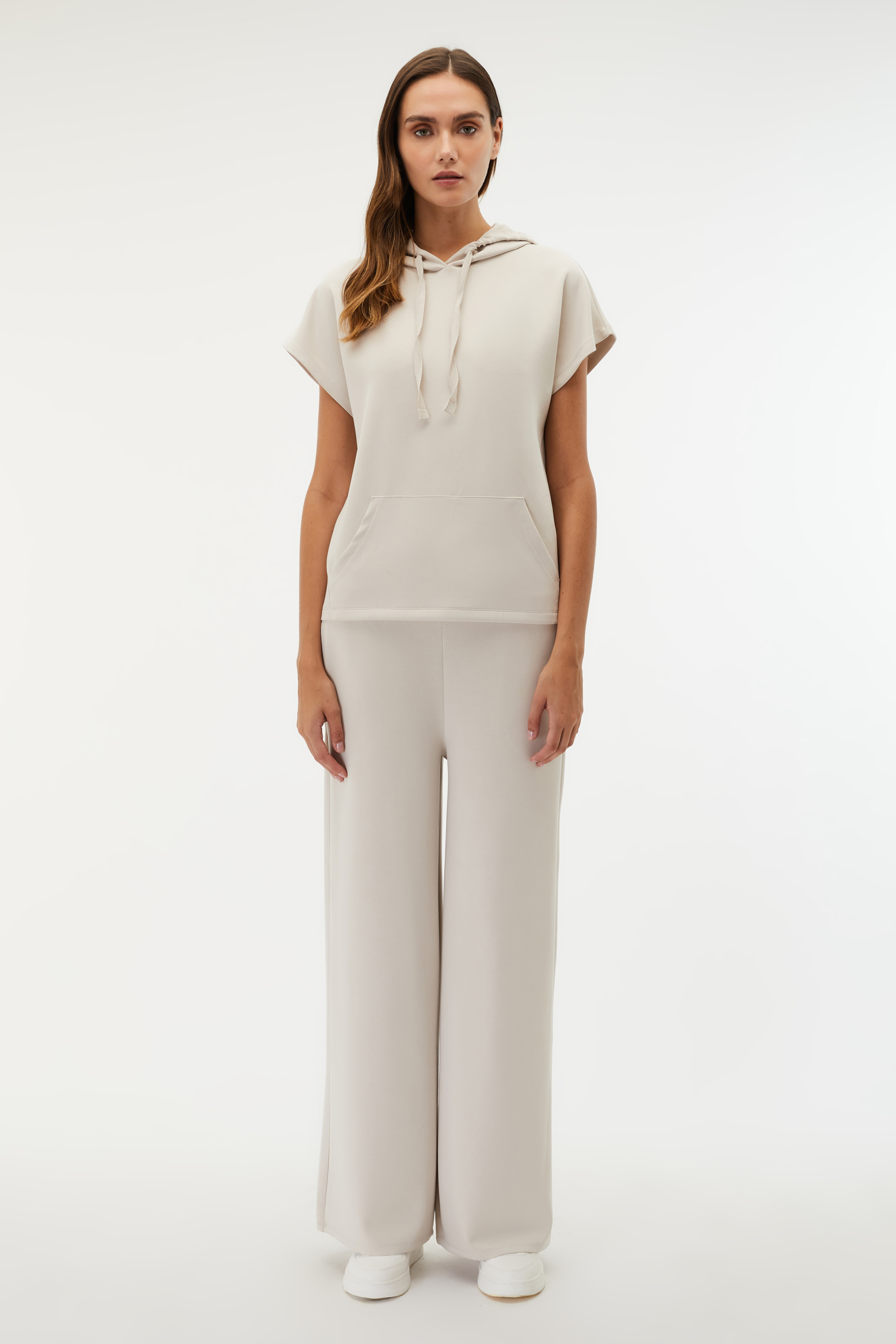 MODAL KARIŞIMLI WIDE LEG EŞOFMAN ALTI