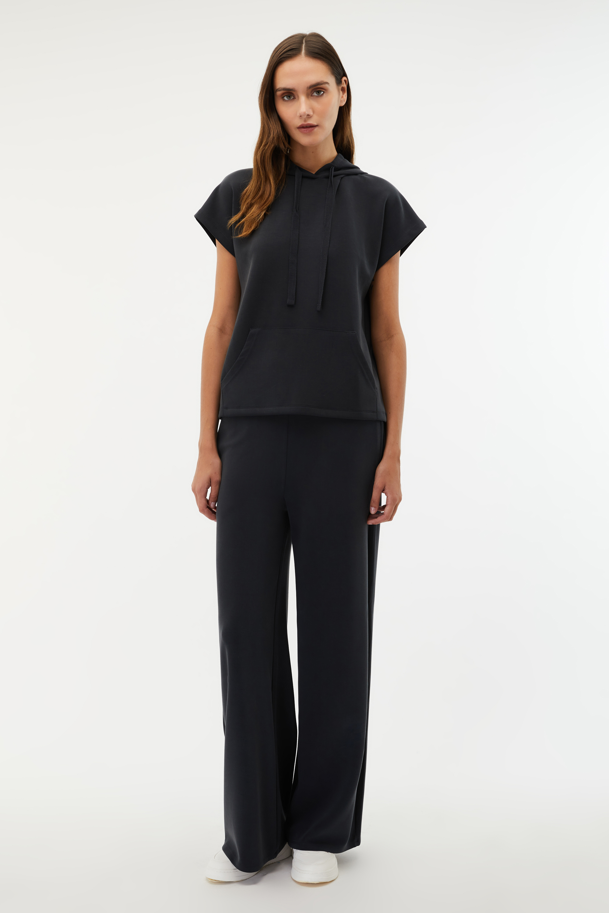 MODAL KARIŞIMLI WIDE LEG EŞOFMAN ALTI