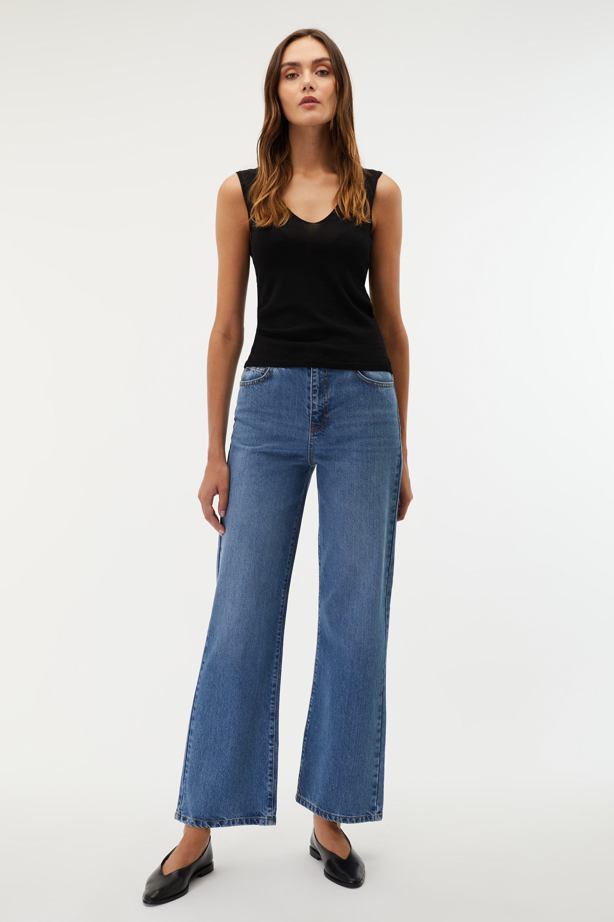 V YAKA KOLSUZ TRİKO KAZAK