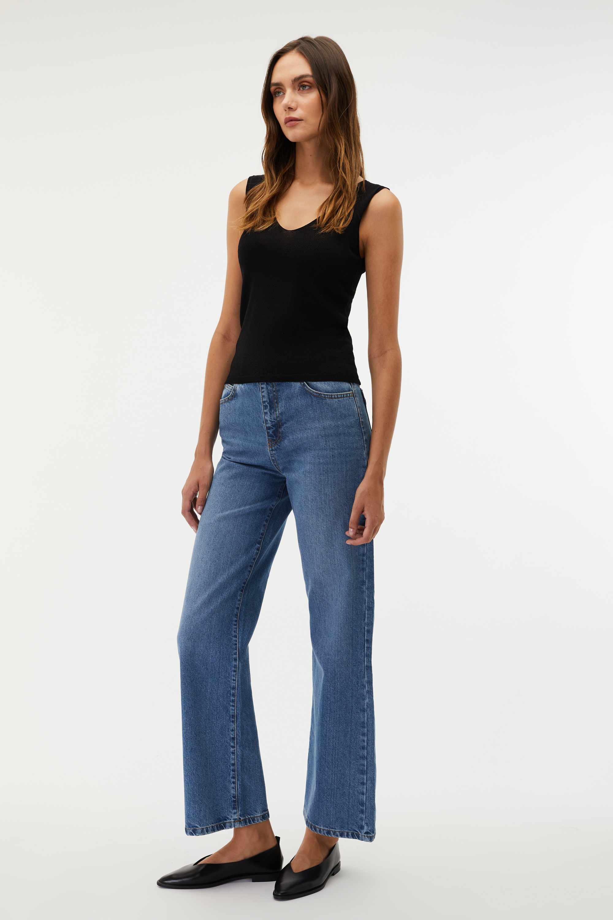 V YAKA KOLSUZ TRİKO KAZAK