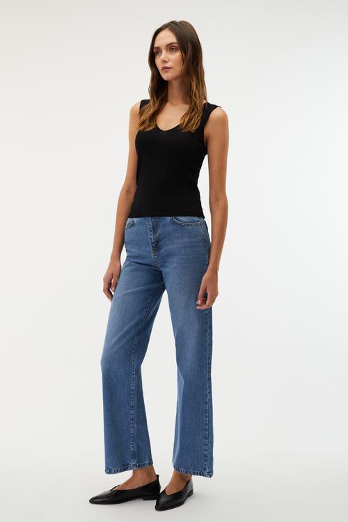  V YAKA KOLSUZ TRİKO KAZAK