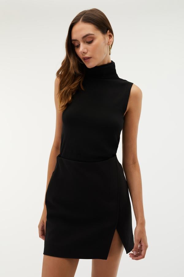 BALIKÇI YAKA KOLSUZ KAZAK