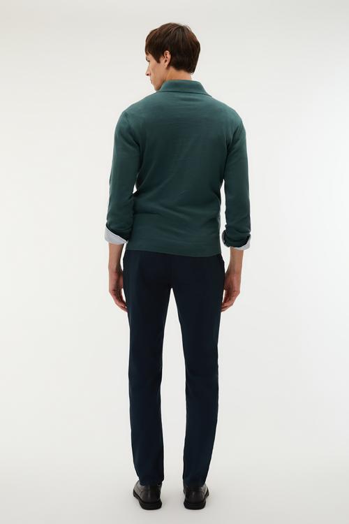  DİK YAKA UZUN KOLLU KAZAK