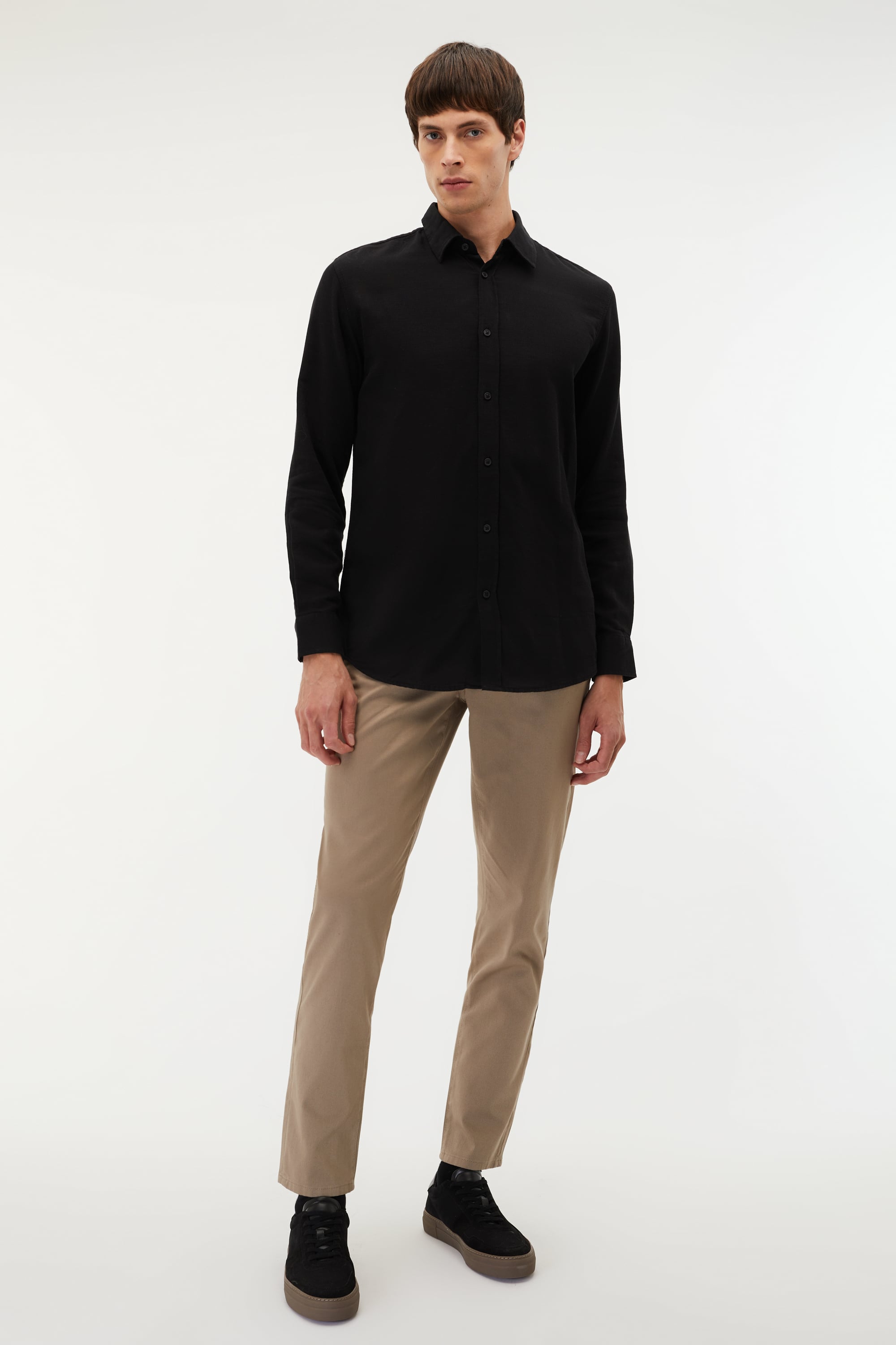 REGULAR FIT UZUN KOLLU GÖMLEK