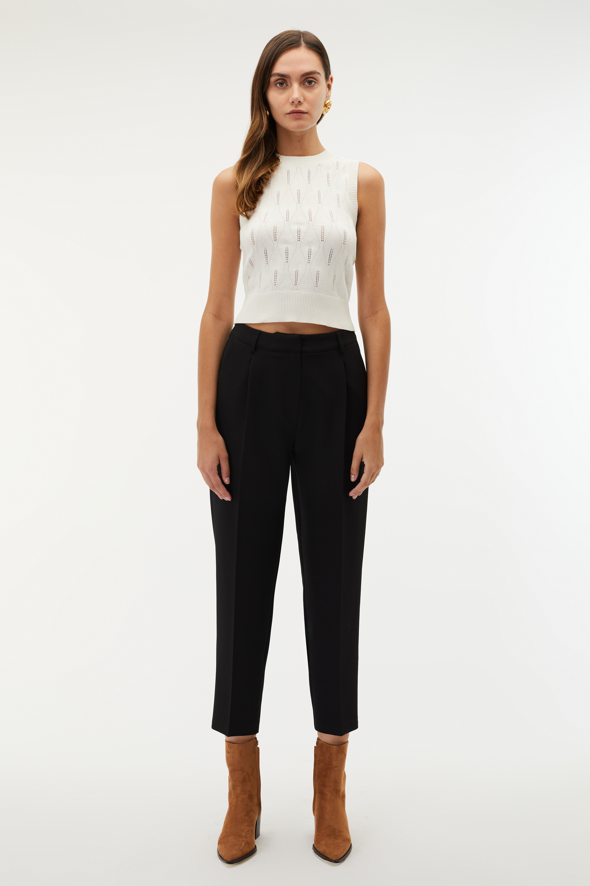 REGULAR FIT PİLELİ PANTOLON