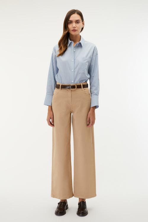  WIDE LEG CHINO PANTOLON