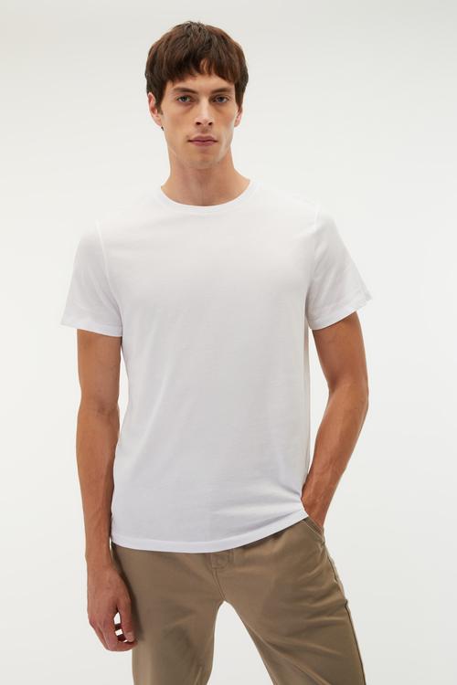  BİSİKLET YAKA KISA KOLLU T-SHIRT