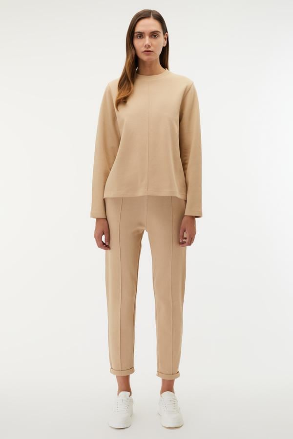 NERVÜR DİKİŞLİ ÖRME PANTOLON