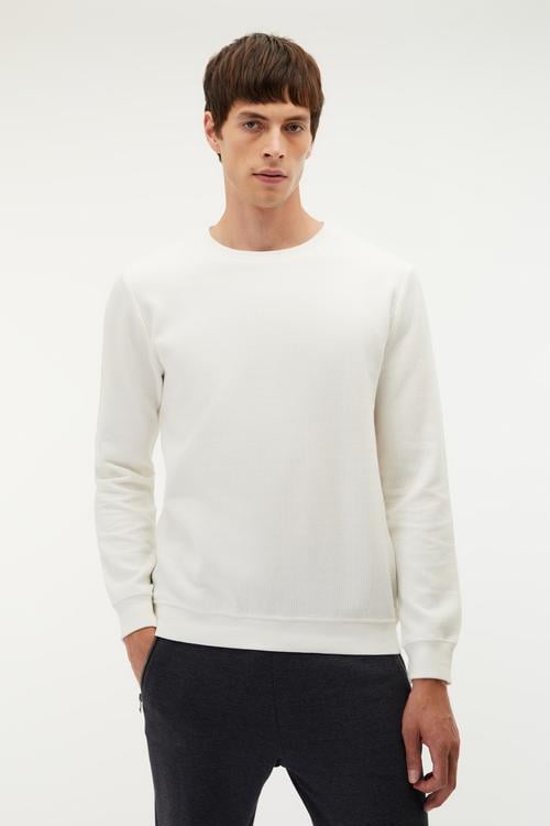  BİSİKLET YAKA UZUN KOLLU SWEATSHIRT