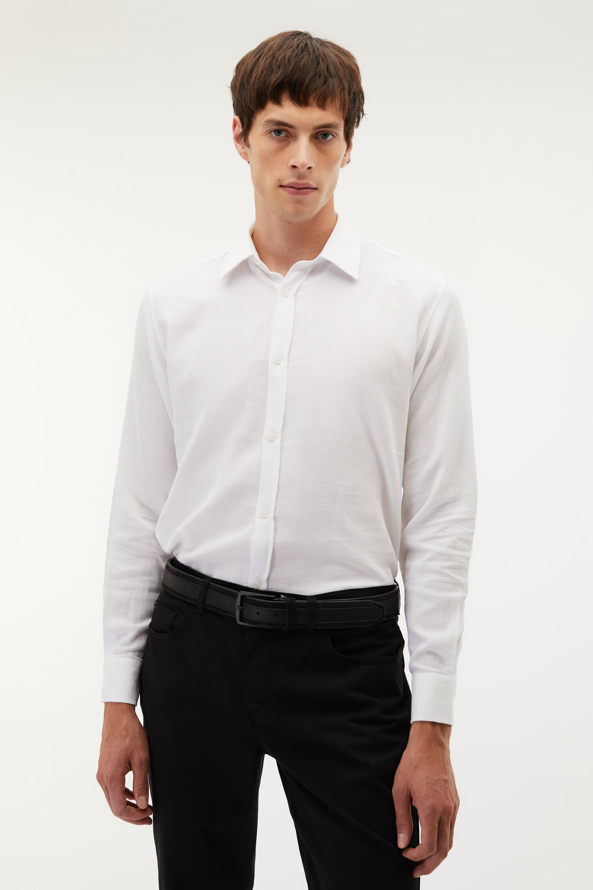 REGULAR FIT UZUN KOLLU GÖMLEK