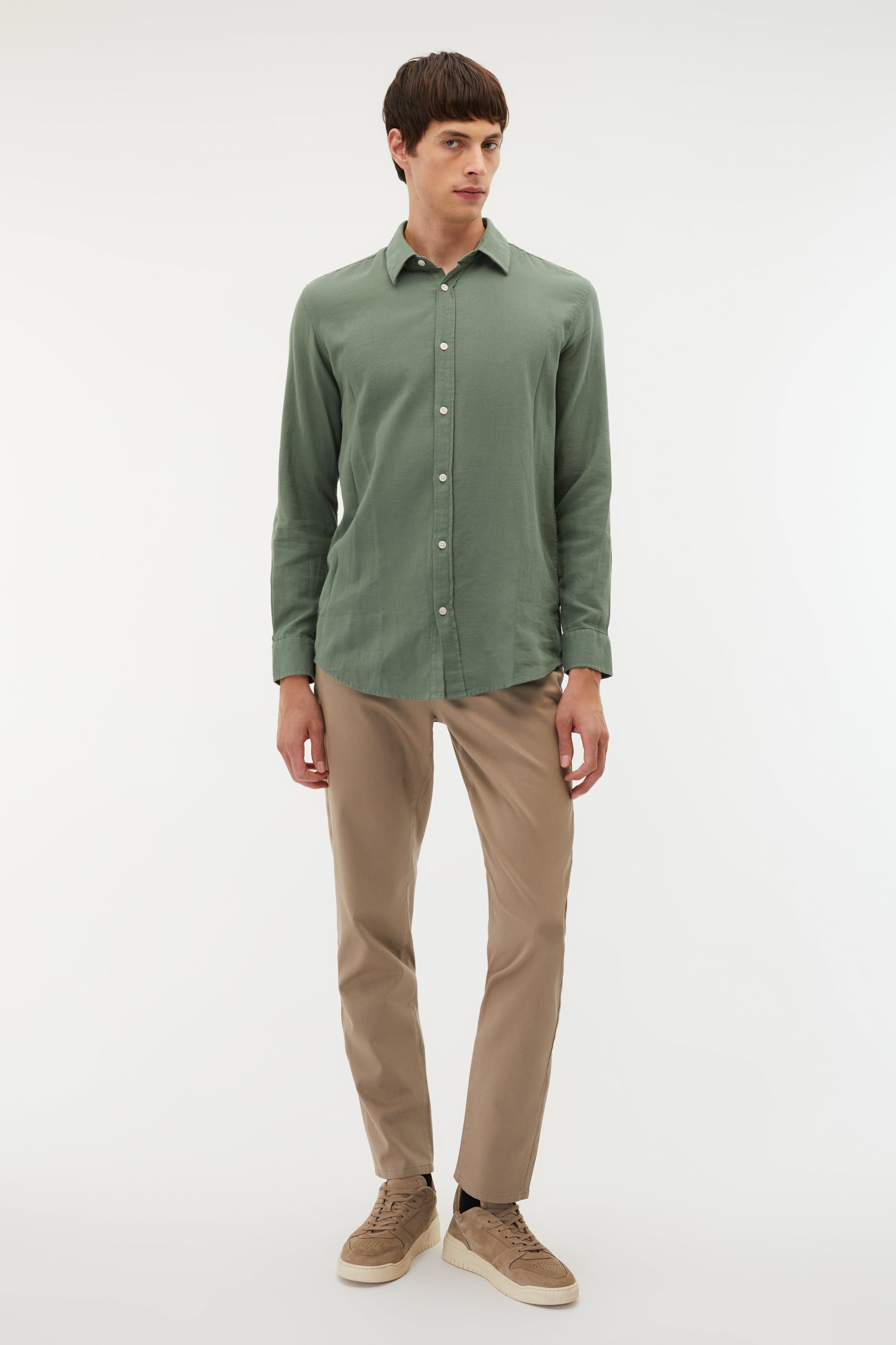 REGULAR FIT UZUN KOLLU GÖMLEK