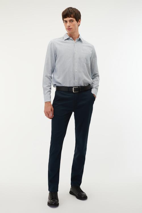  SLIM FIT TEKSTÜRLÜ CHINO PANTOLON