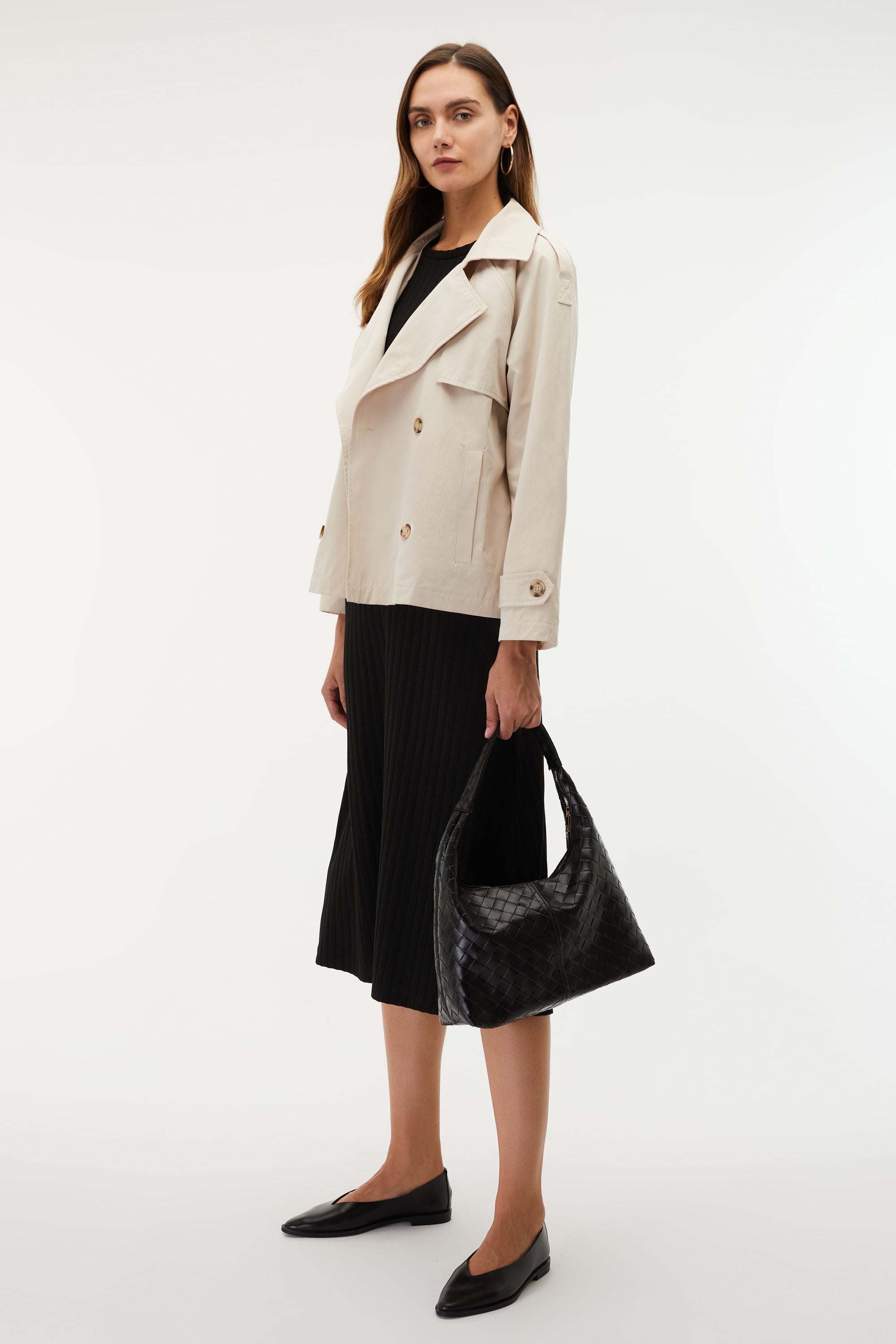 A FORM KISA KOLLU UZUN ELBİSE