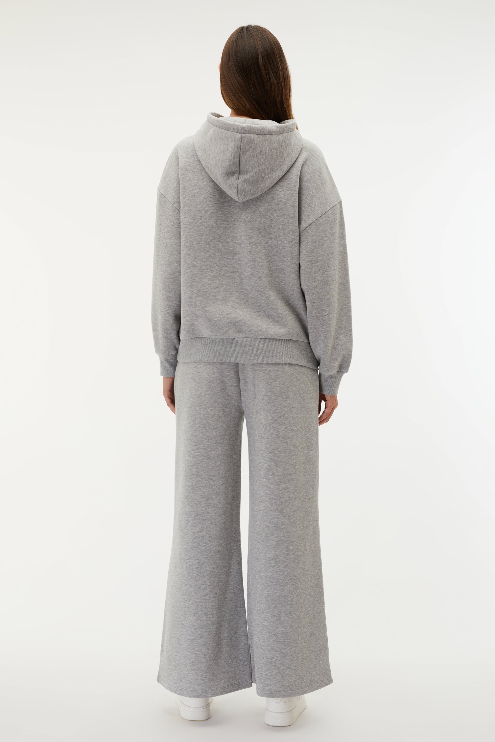 WIDE LEG NAKIŞLI EŞOFMAN ALTI