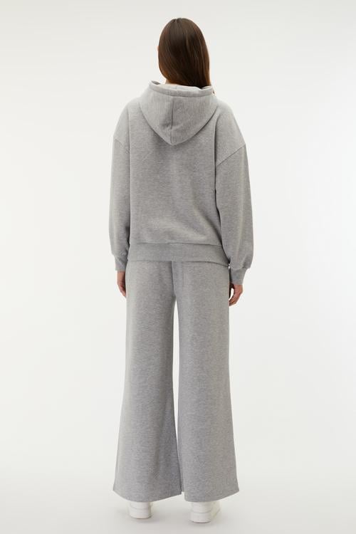 WIDE LEG NAKIŞLI EŞOFMAN ALTI