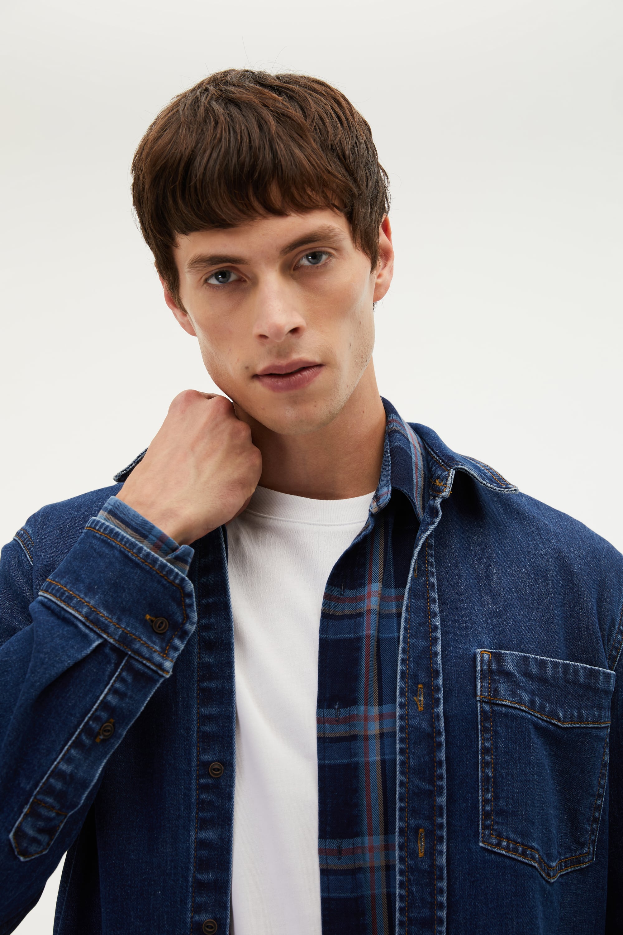 REGULAR FIT JEAN GÖMLEK