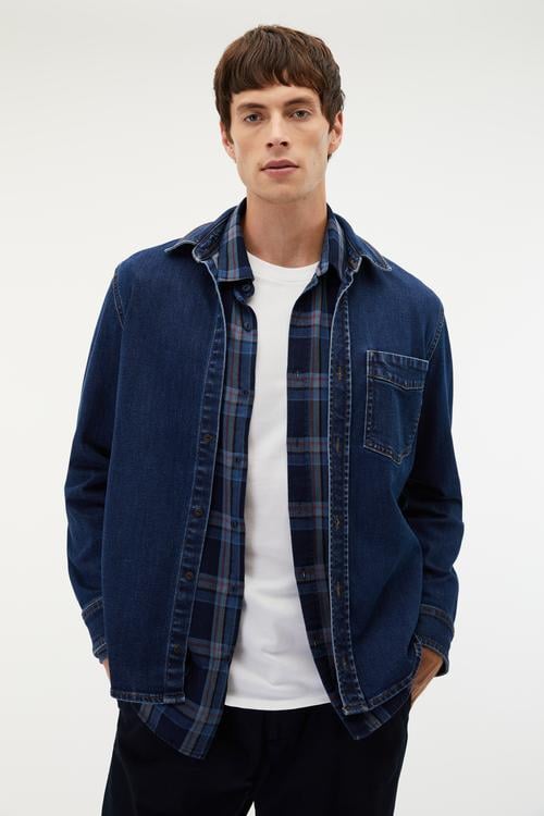 REGULAR FIT JEAN GÖMLEK