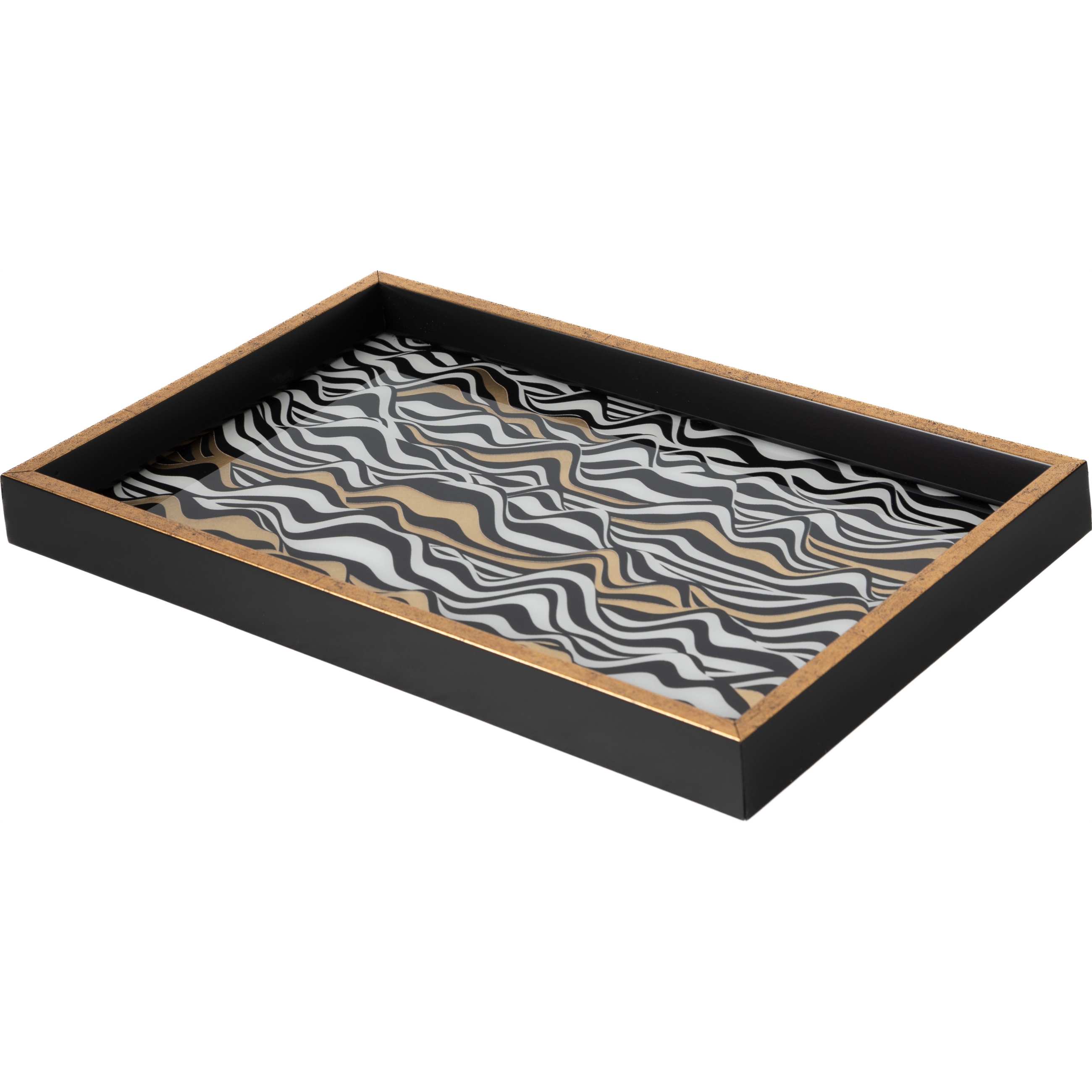 WAVE DEKORATİF TEPSİ 24X39 CM