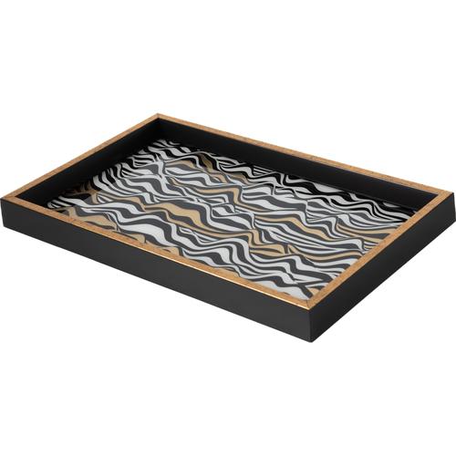  WAVE DEKORATİF TEPSİ 24X39 CM